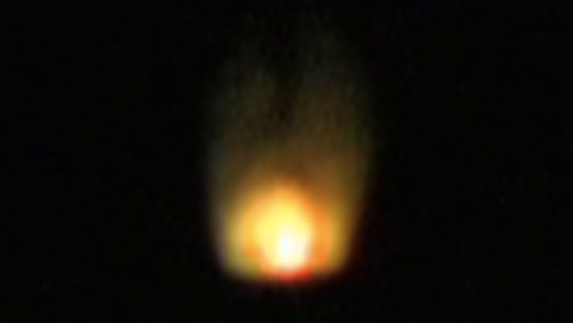 Two Orange Orb UFOs Captured Over Wilmington